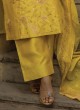 Ethnic Wear Kurti Set In Mustard Yellow Color